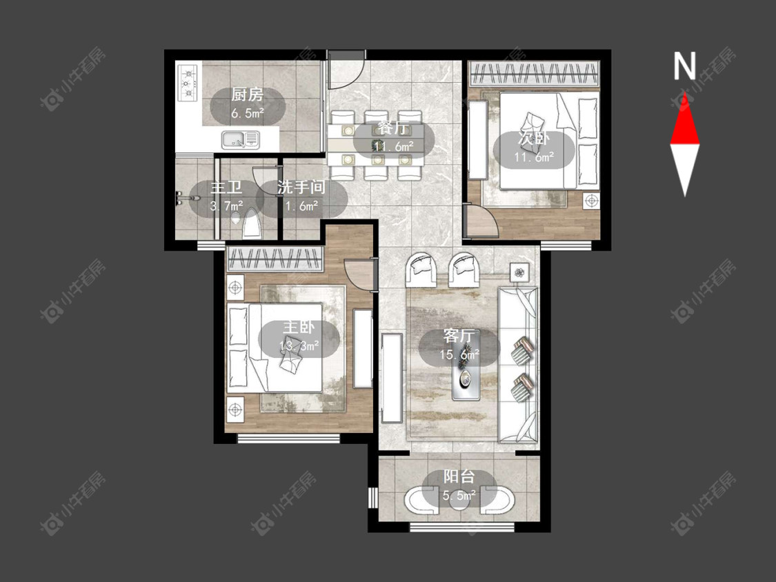常州九洲花园二期在售二手房源户型图_小牛看房