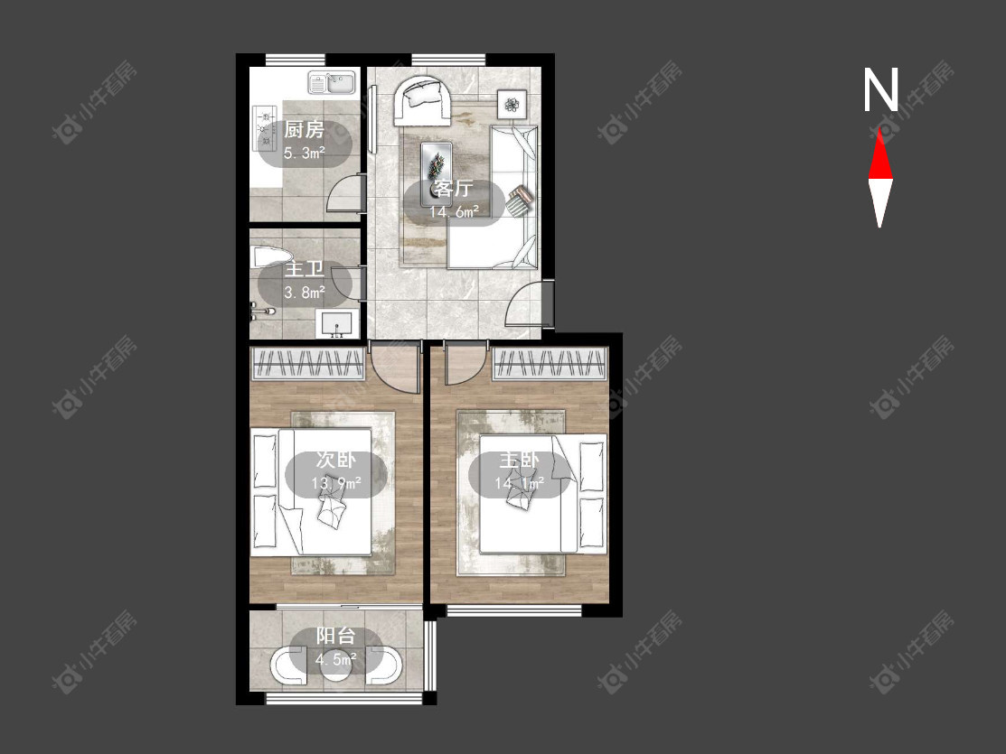 常州丽华三村南开小区在售二手房源户型图_小牛看房