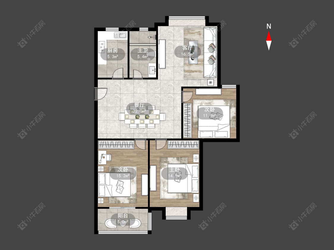 常州金禧园(金坛)在售二手房源户型图_小牛看房