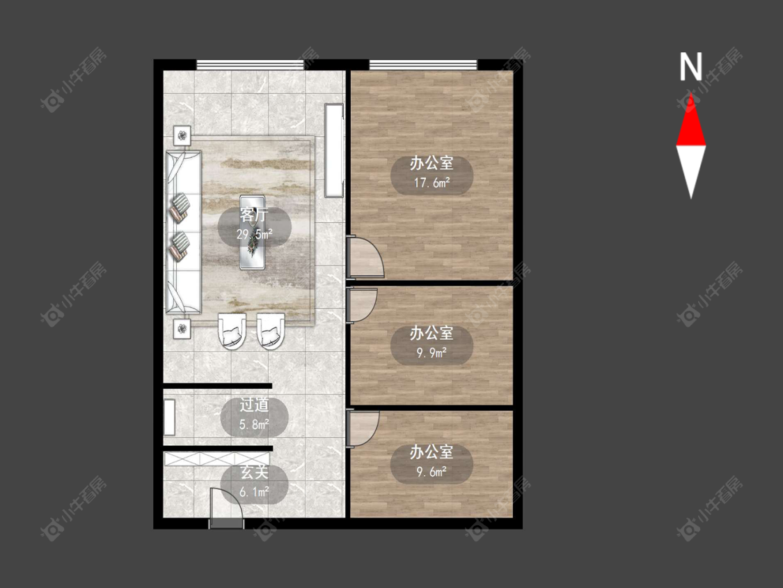 常州传媒大厦在售二手房源户型图_小牛看房