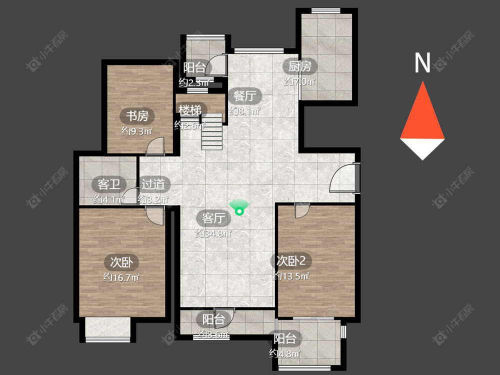 新城南都花海房源户型图 常州新城南都花海在售二手房源户型图_小牛看房