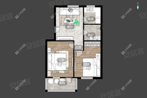 常州北环新村租房_北环新村2室1厅房源出租
