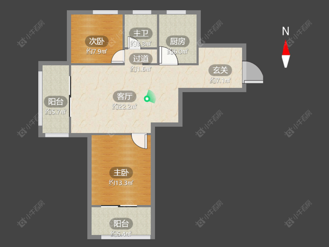 常州高成天鹅湖在售二手房源户型图_小牛看房