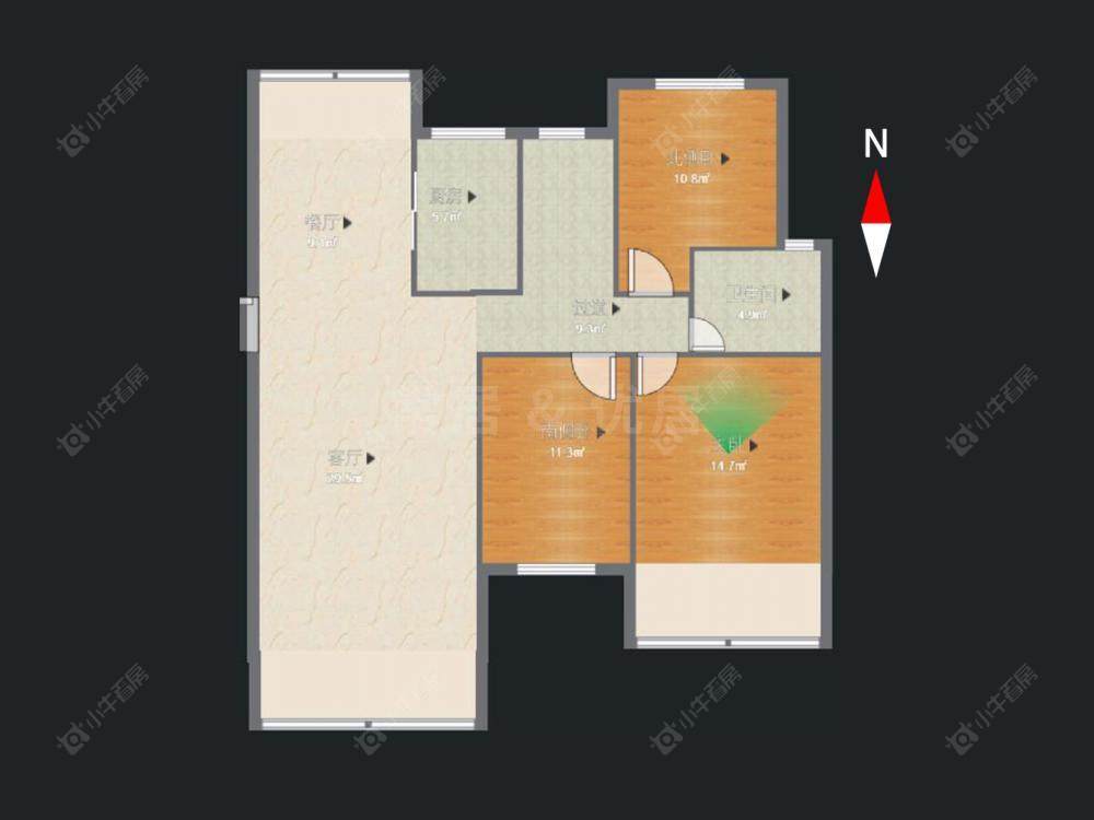 常州绿都万和城二区在售二手房房源户型图_小牛看房