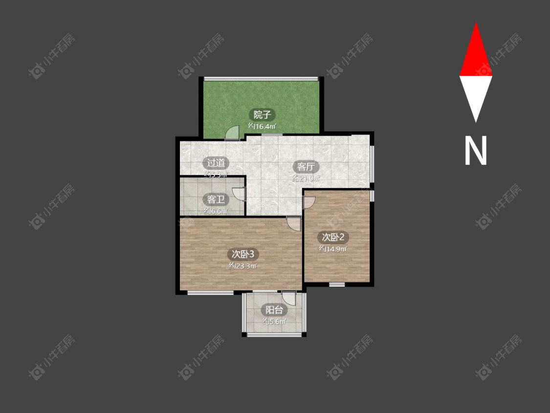 常州兆丰花苑在售二手房源户型图_小牛看房