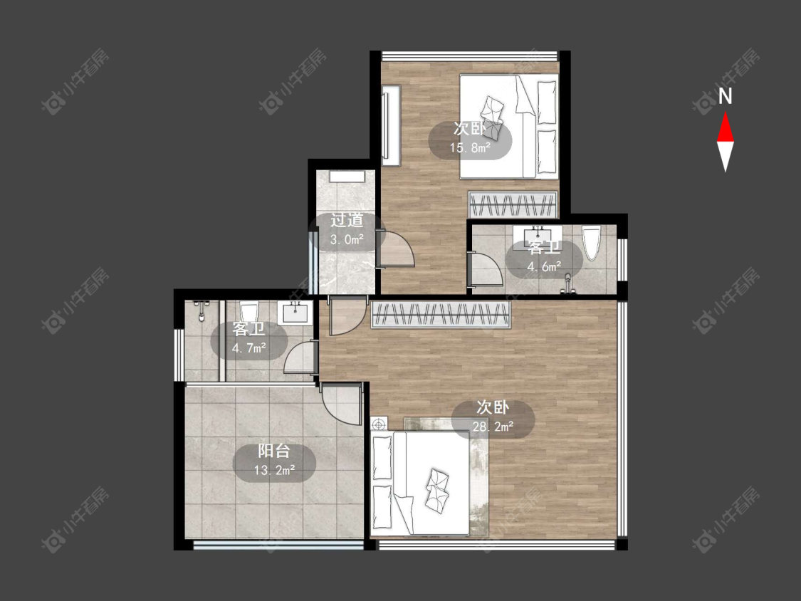 常州美池度假村在售二手房源户型图_小牛看房