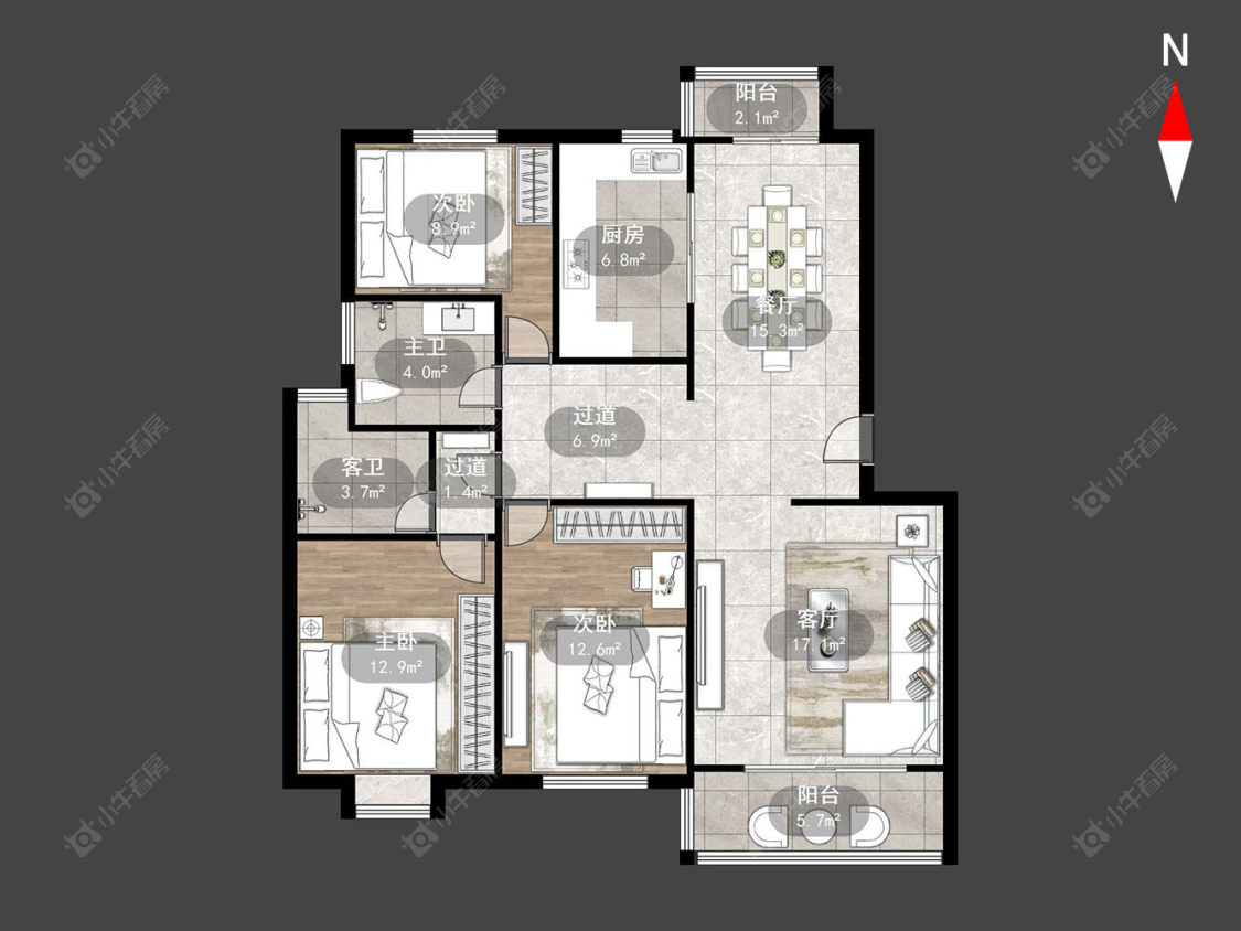 常州枫逸人家在售二手房源户型图_小牛看房