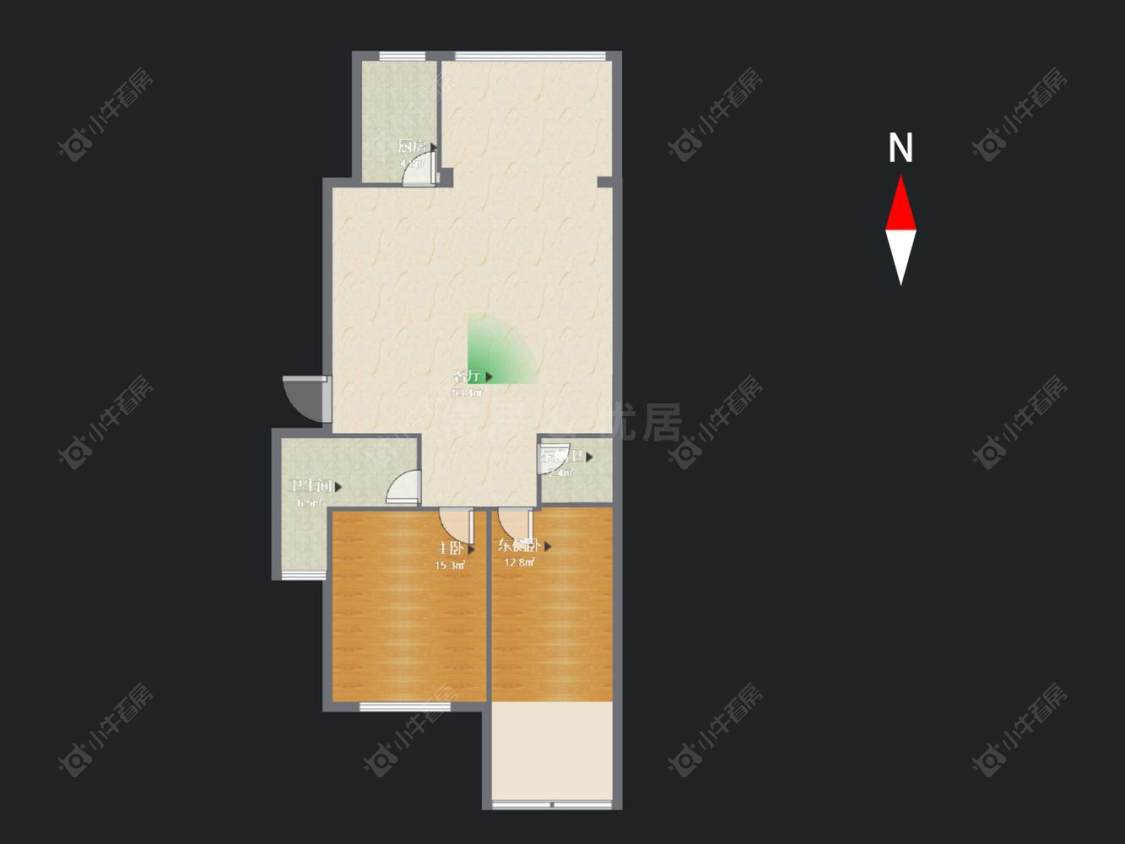 常州道生中心在售二手房源户型图_小牛看房