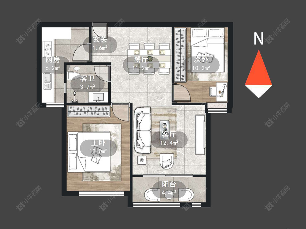 常州泰盈八千里在售二手房源户型图_小牛看房