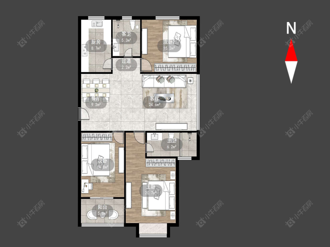 太湖明珠苑南苑房源户型图 常州太湖明珠苑南苑在售二手房源户型图_小牛看房