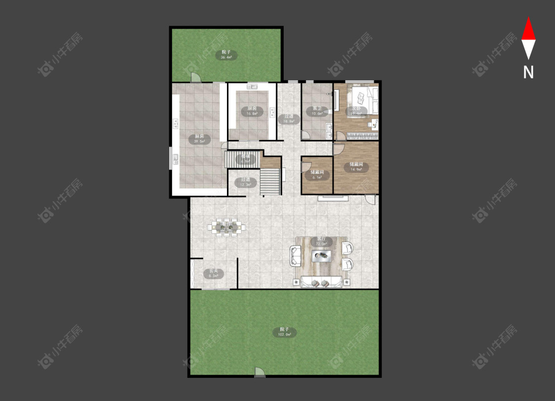 常州杨家花园在售二手房源户型图_小牛看房