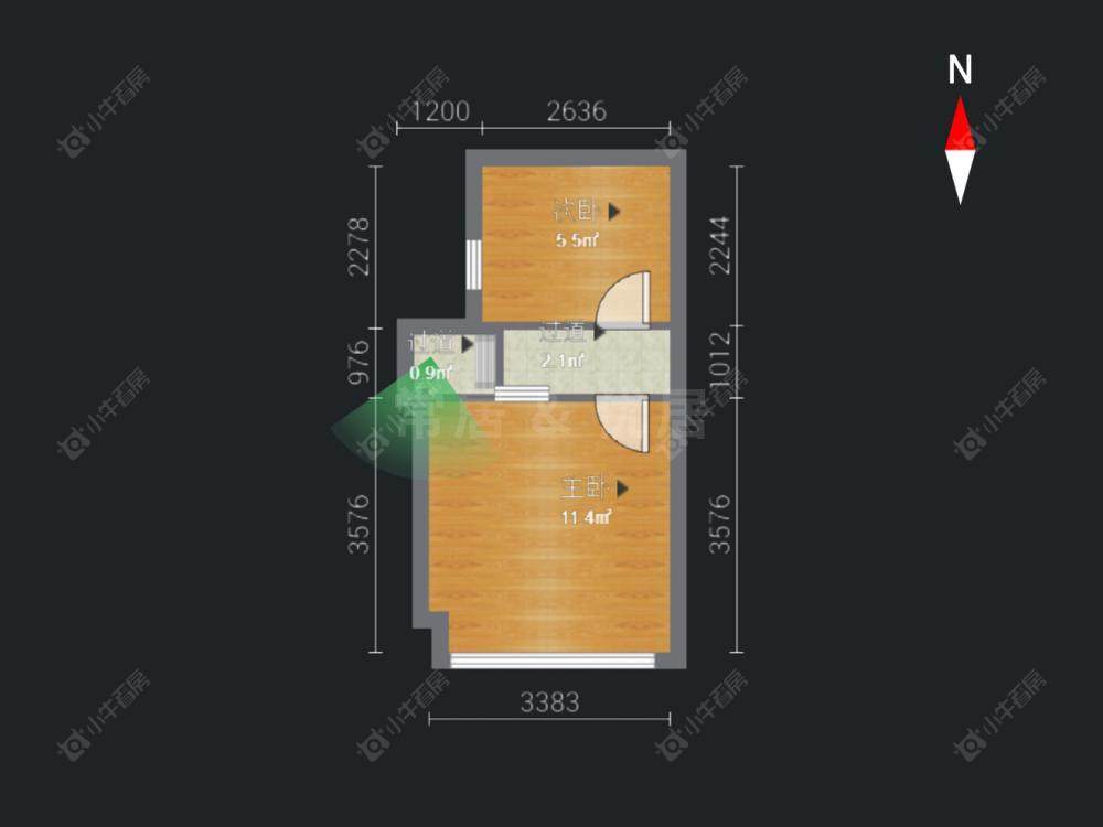 常州百兴华府一期在售二手房源户型图_小牛看房