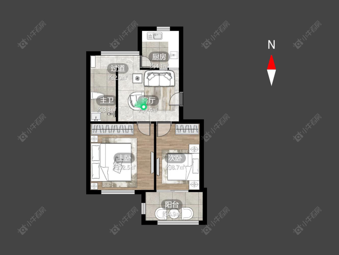 常州兰翔新村在售二手房源户型图_小牛看房