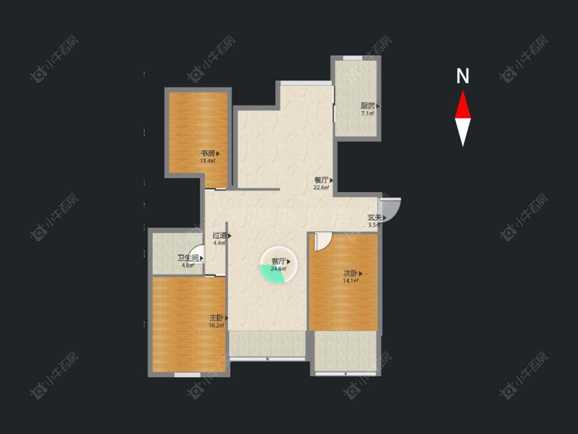 新城南都御苑房源户型图 常州新城南都御苑在售二手房源户型图_小牛看房