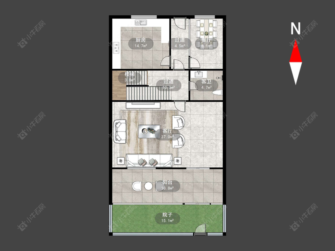 常州圩塘五村在售二手房源户型图_小牛看房