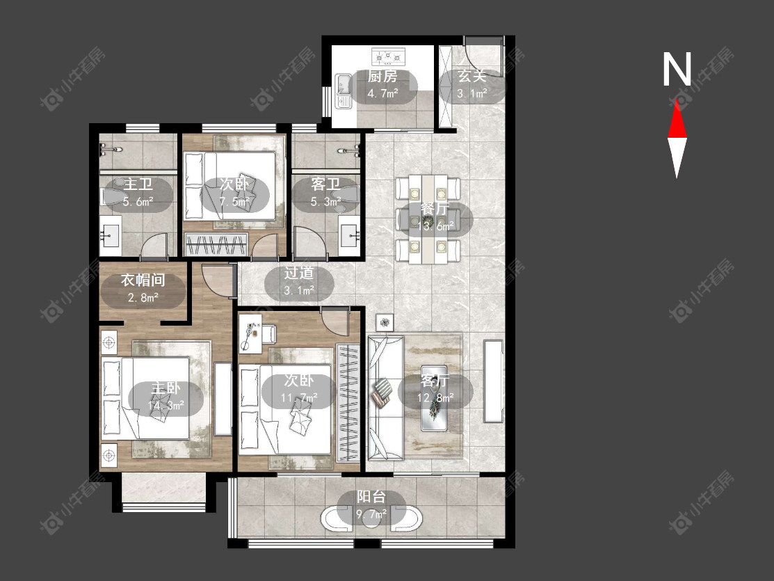 常州银河湾明苑三期在售二手房_小牛看房