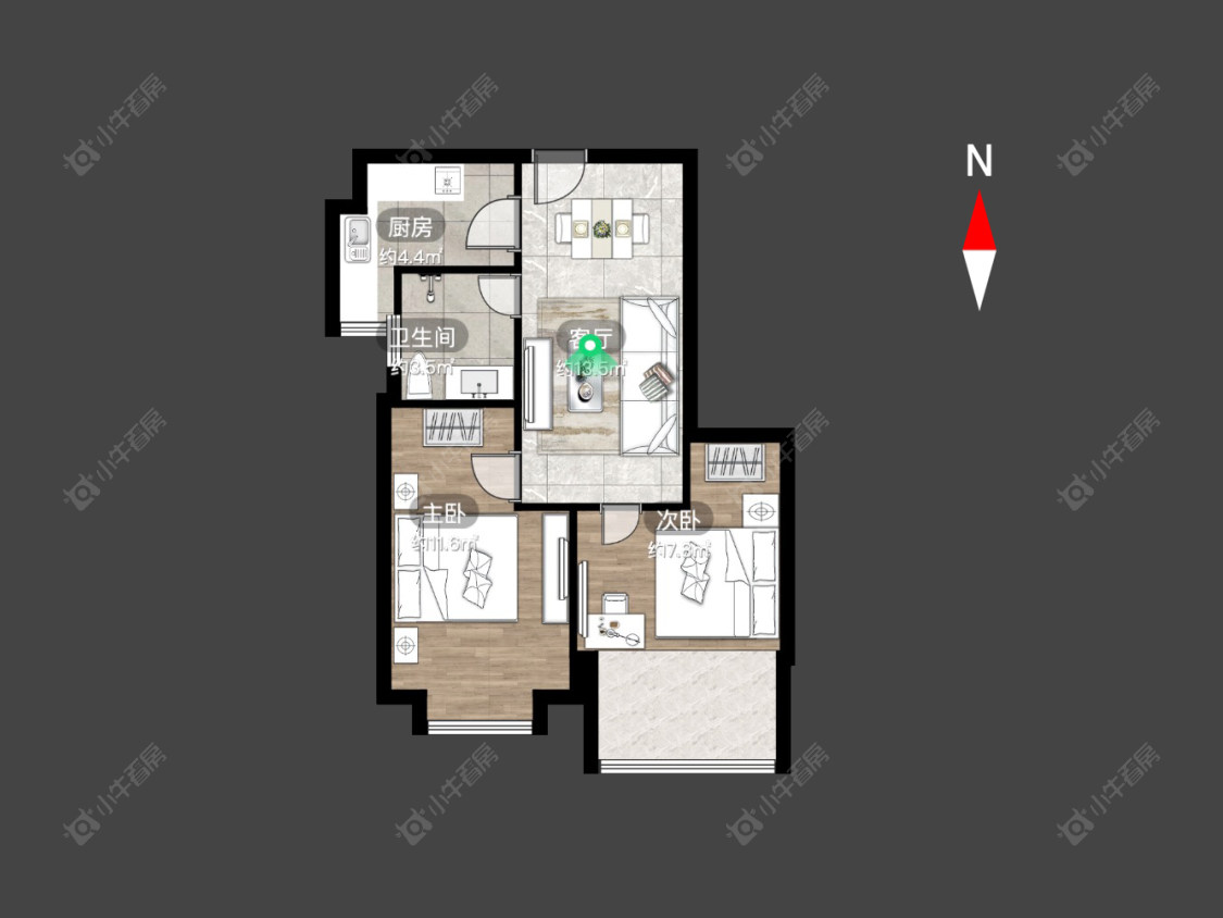 常州美林湖水岸枫情在售二手房源_小牛看房