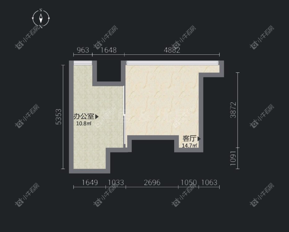 常州巨凝金水岸在租房源户型图_小牛看房