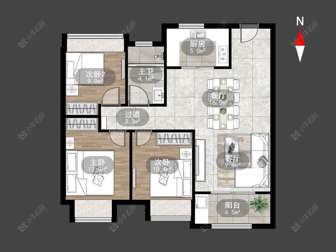 常州万科四季都会在售二手房_小牛看房