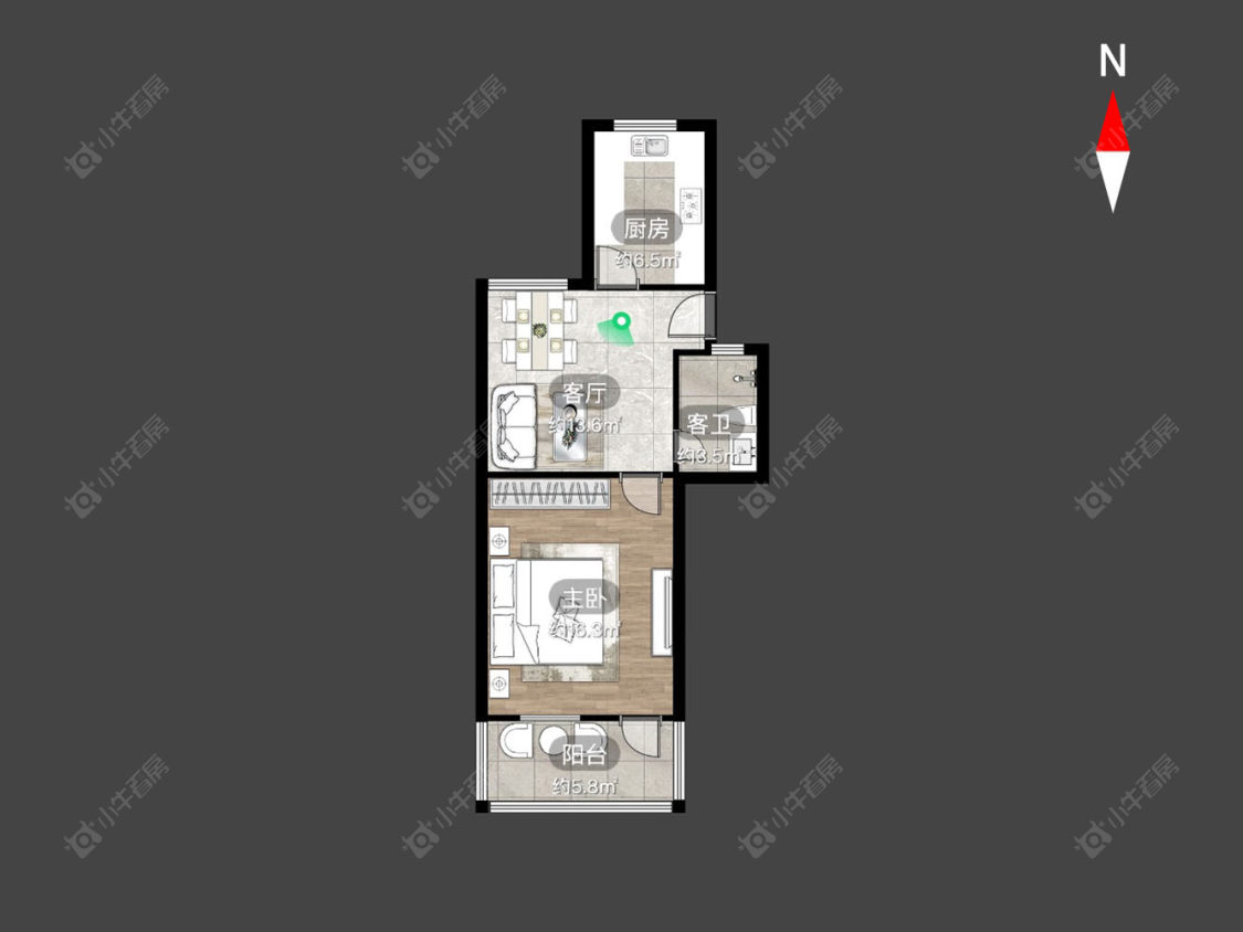 常州翠竹新村北区在售二手房房源户型图_小牛看房