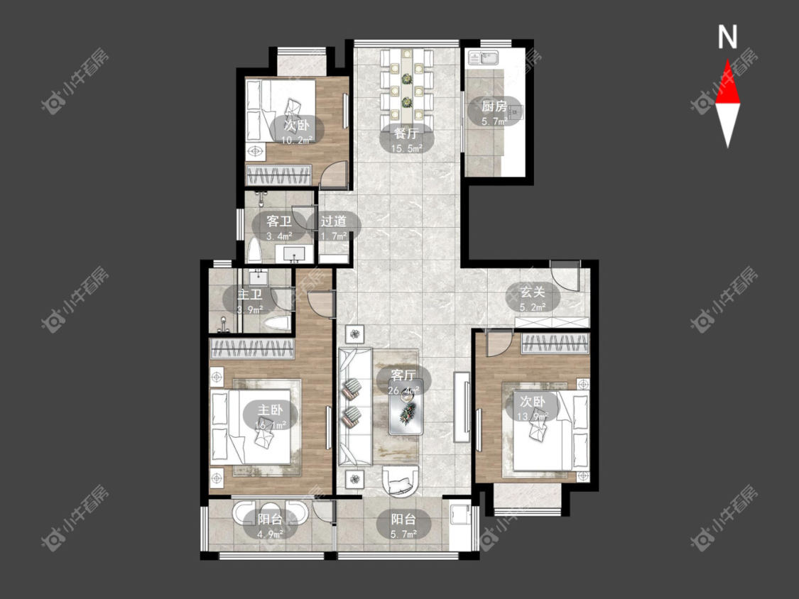 常州锦江丽都花园南区在租房源_小牛看房