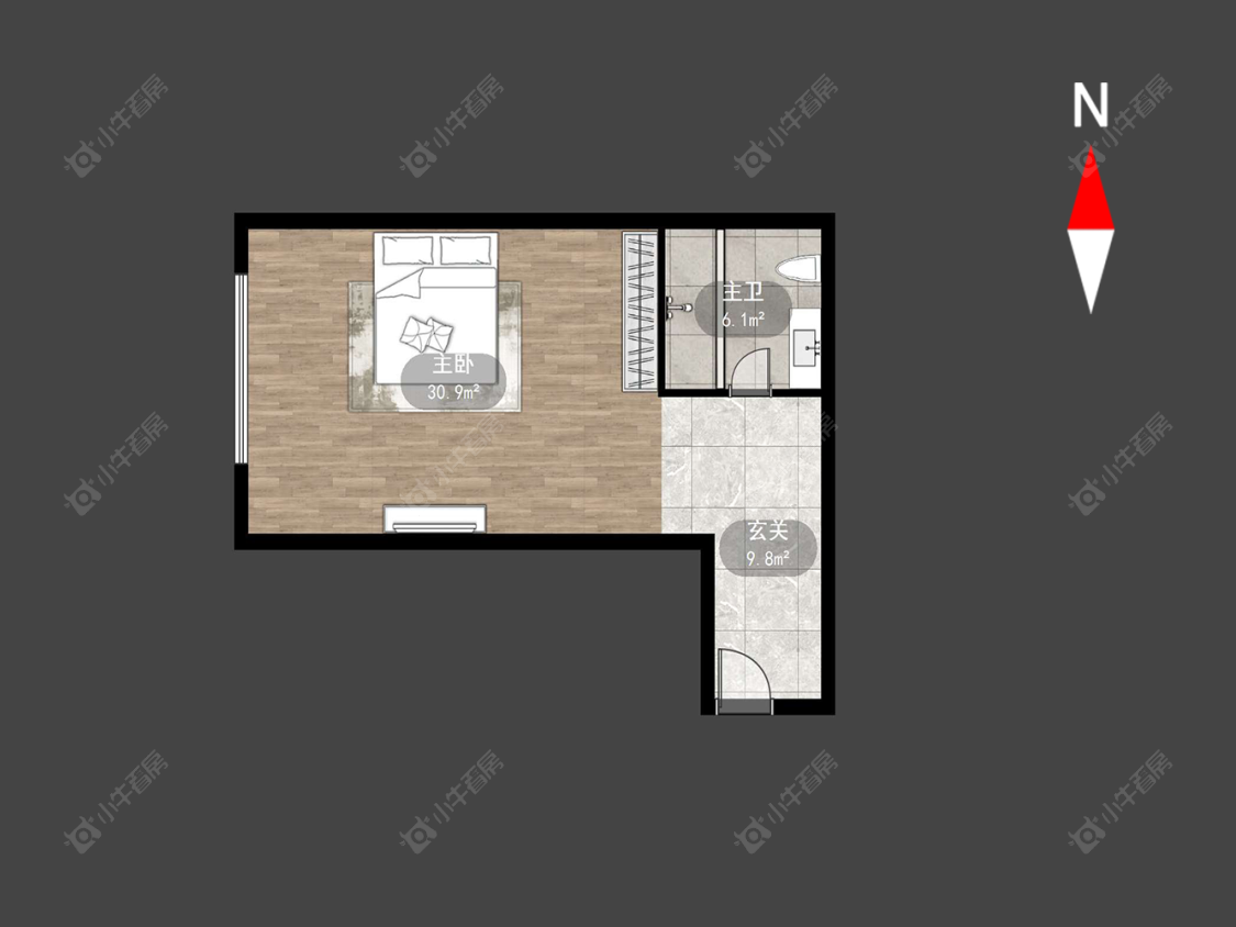 常州荣盛曼哈顿广场在售二手房源户型图_小牛看房