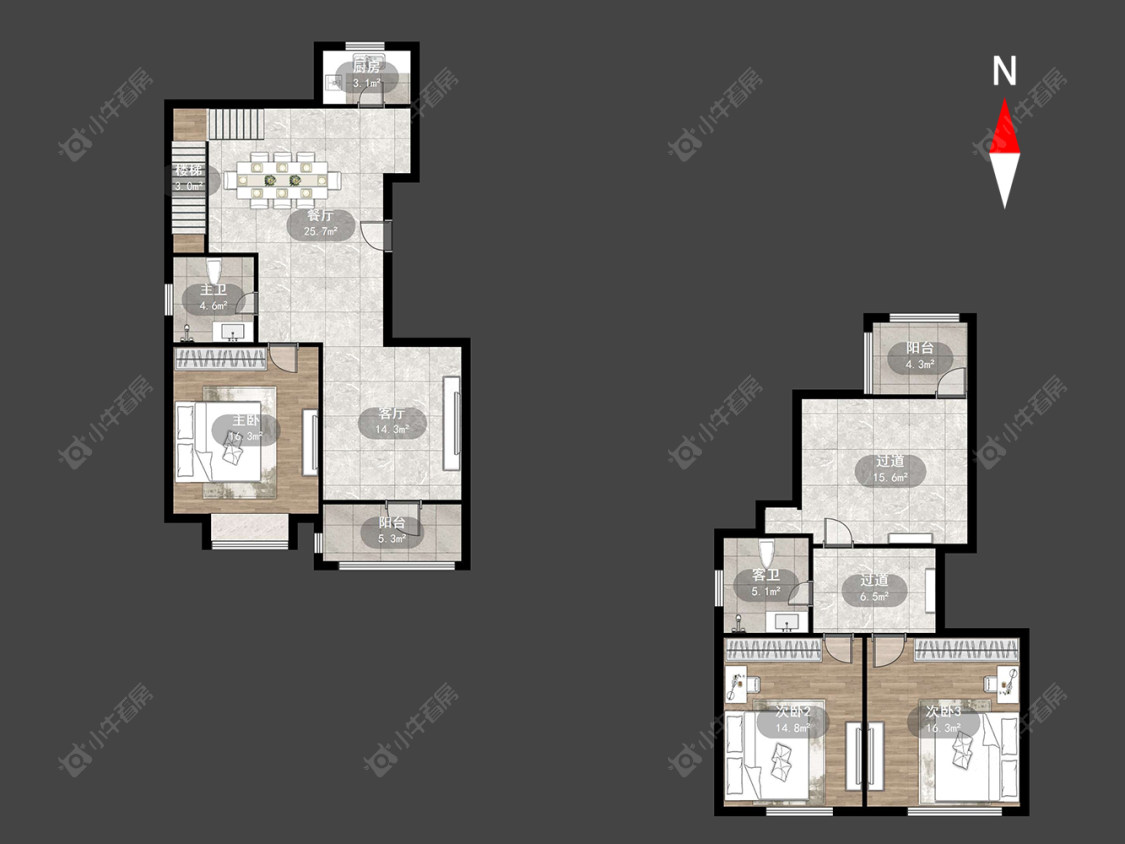 常州锦阳花苑在售二手房源户型图_小牛看房