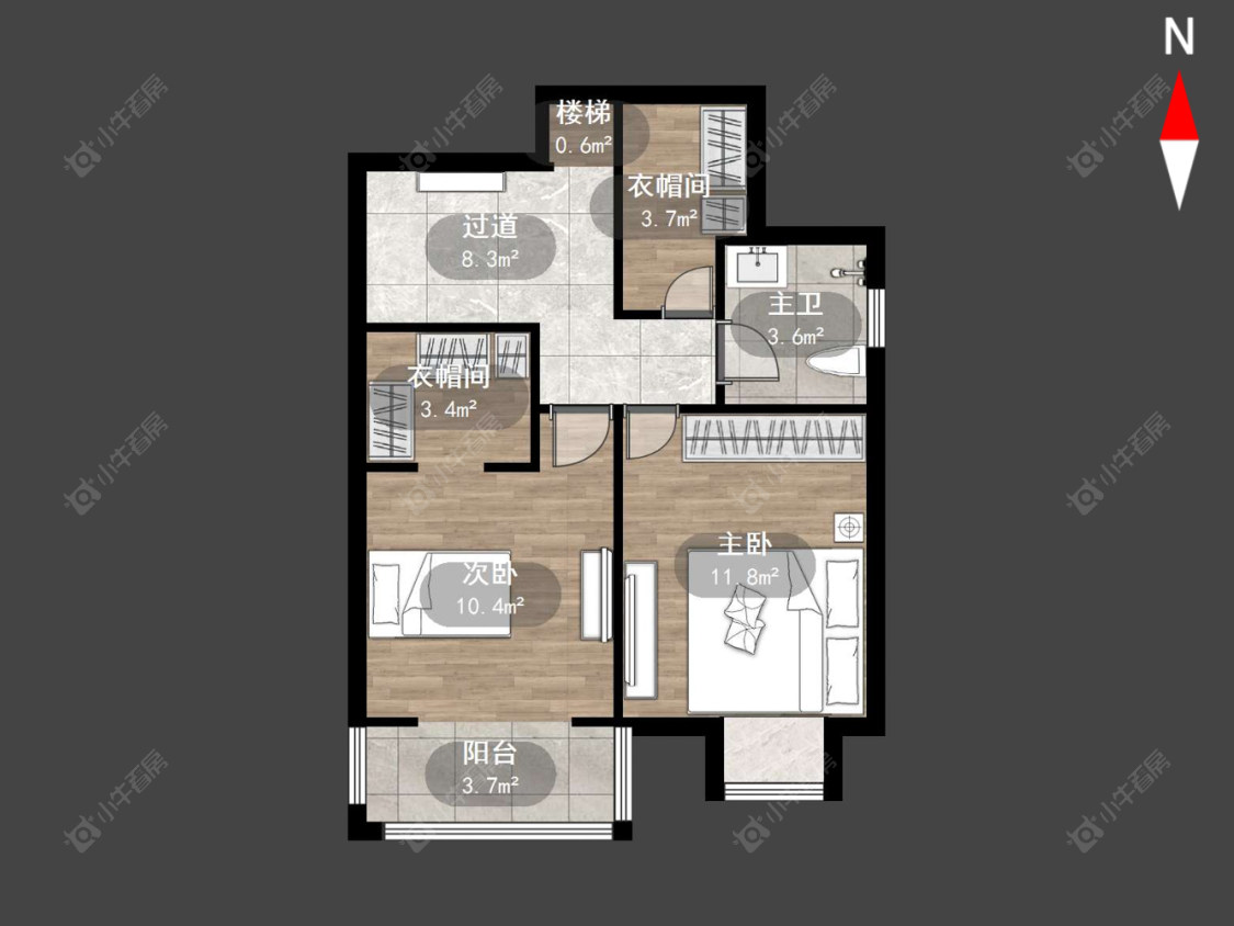 河景花园房源户型图 常州河景花园在售二手房源户型图_小牛看房