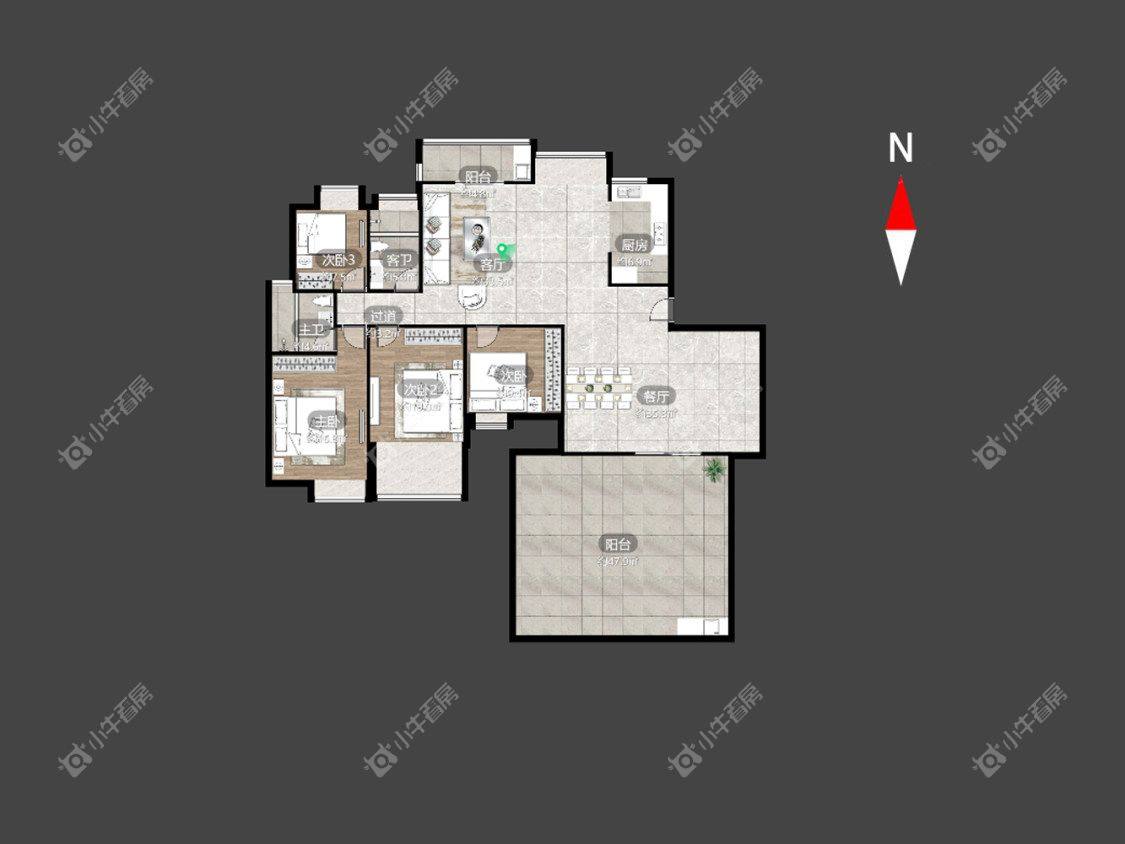 常州天润园租房_天润园4室2厅房源出租