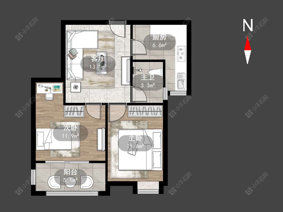 景泰家园房源户型图 常州景泰家园在售二手房源户型图_小牛看房