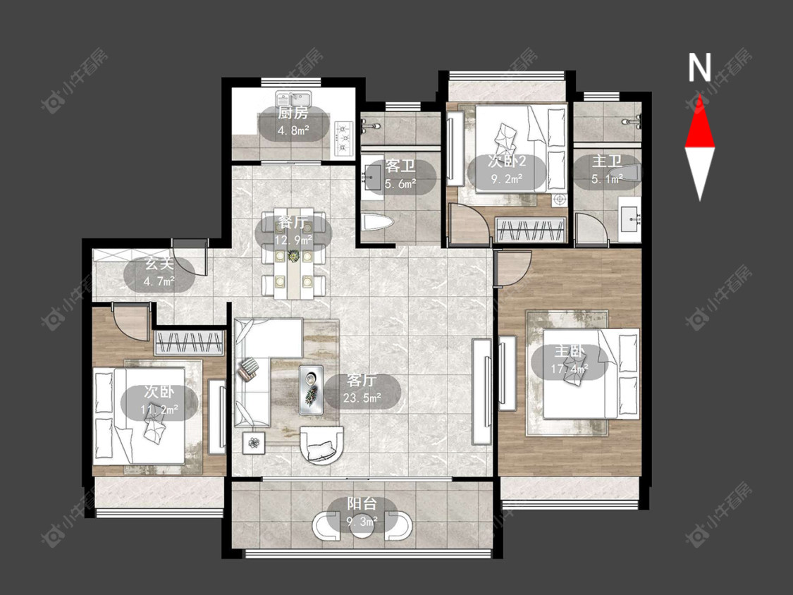 常州美的世茂云筑在售二手房_小牛看房