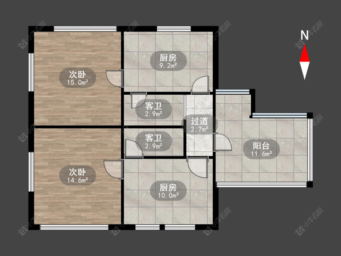 常州东环一路在售二手房房源户型图_小牛看房