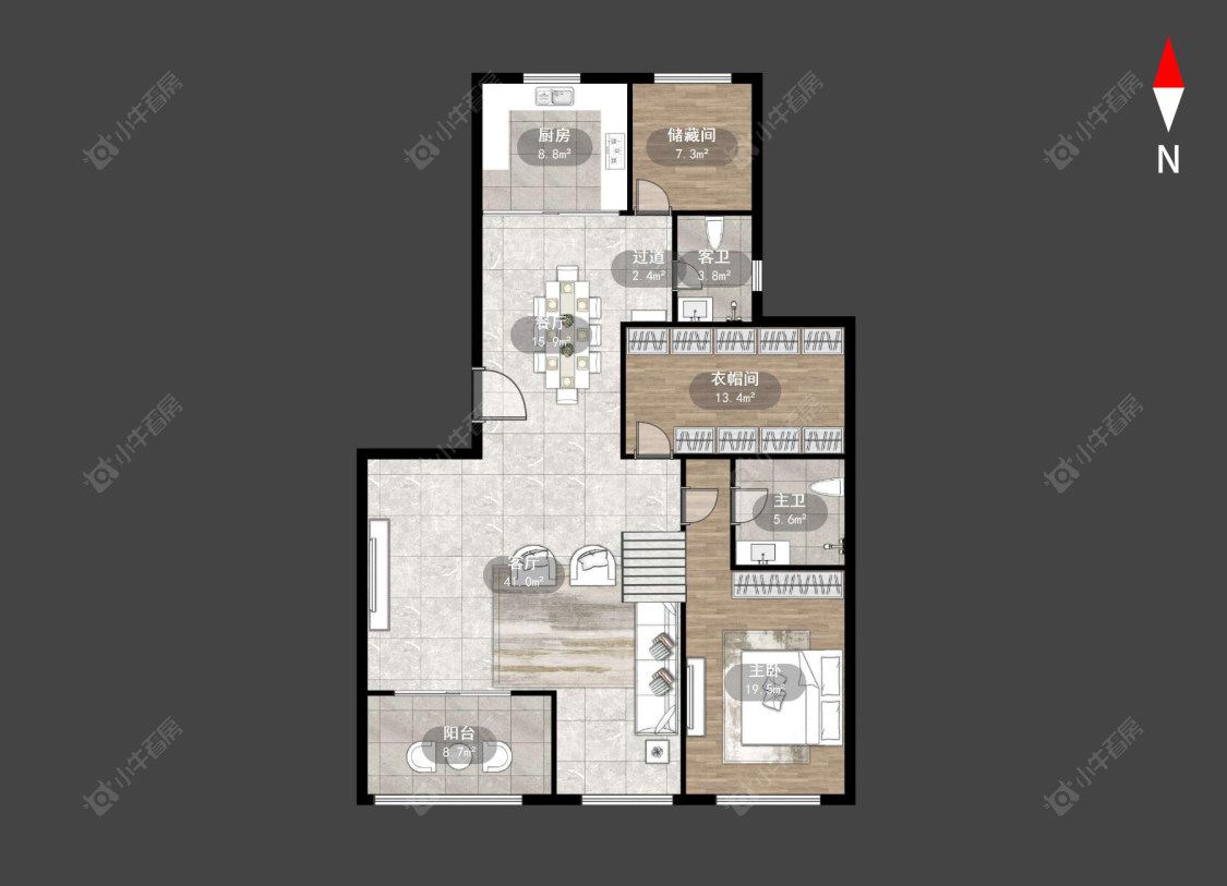 常州鹤苑新都在售二手房源户型图_小牛看房