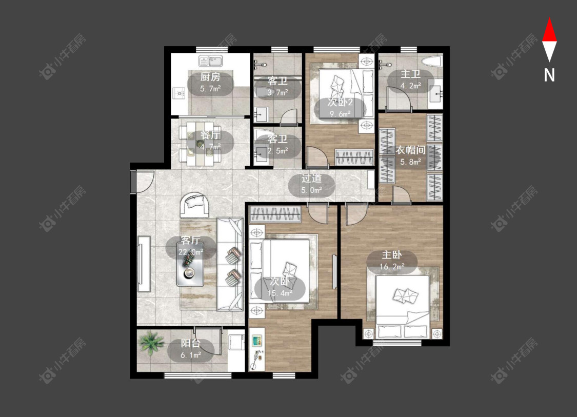 香溢紫郡三期房源户型图 常州香溢紫郡三期在售二手房源户型图_小牛看房