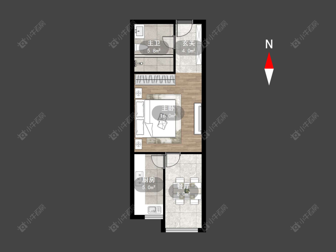 常州腾龙苑西区在售二手房源户型图_小牛看房