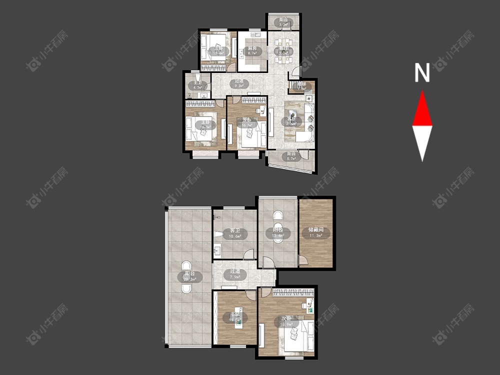 常州丰乐公寓北区在售二手房源户型图_小牛看房