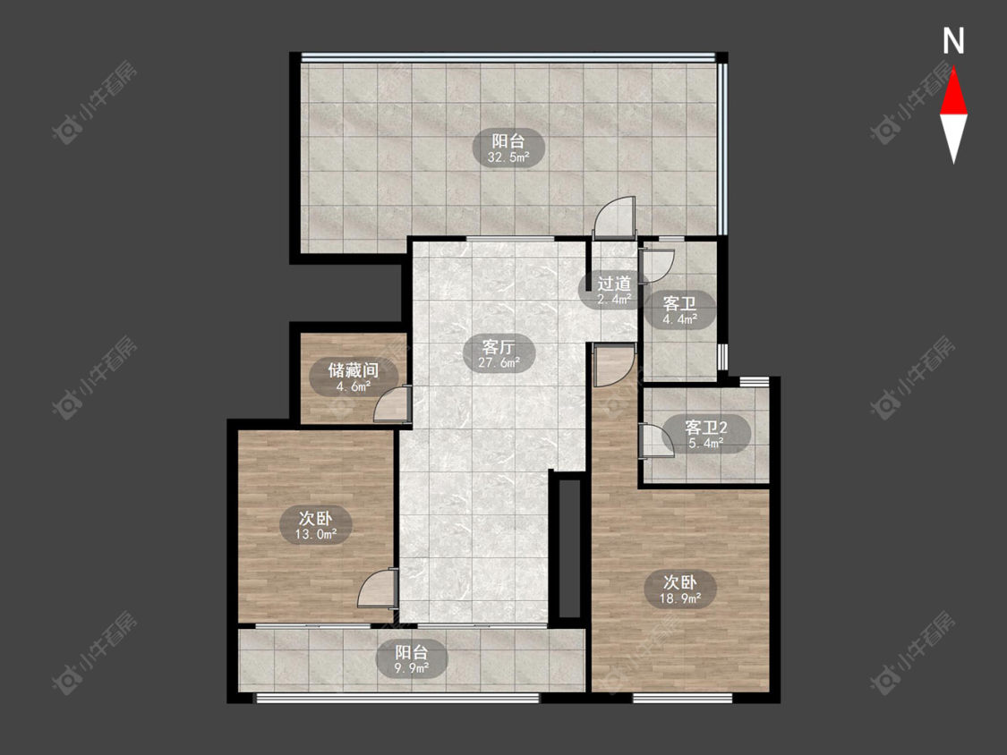 常州弘阳燕澜风华五区在售二手房源户型图_小牛看房