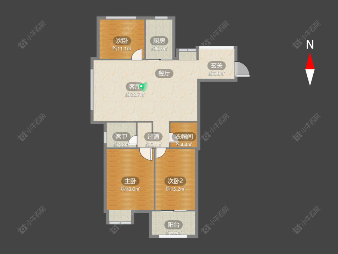 常州阳光龙庭在售二手房源户型图_小牛看房
