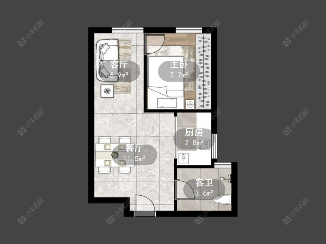 常州天禄商务广场在售二手房源户型图_小牛看房