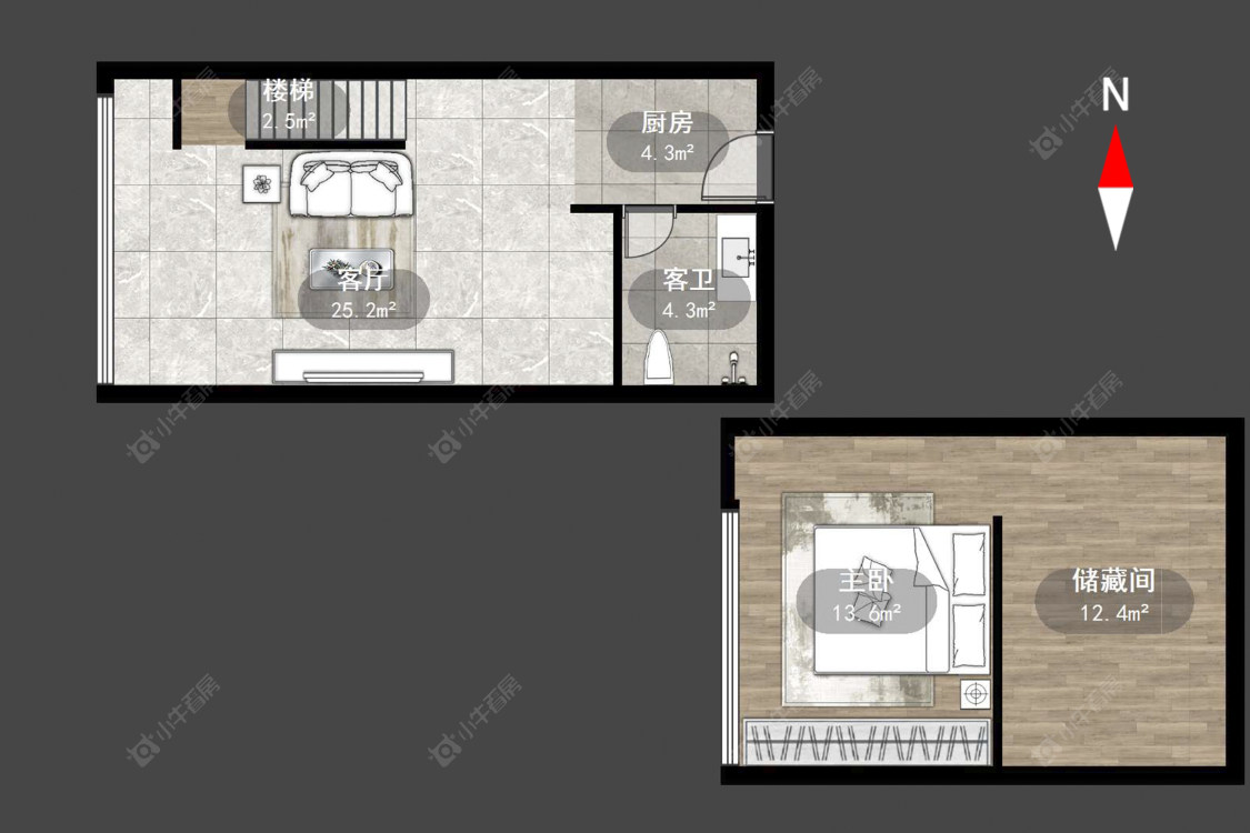 常州绿地峰荟在售二手房源户型图_小牛看房