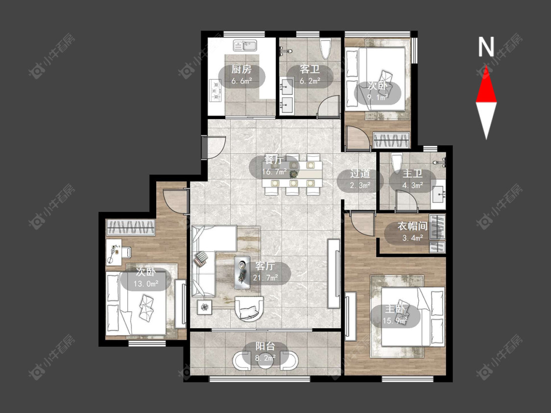 路劲雅居乐城市万象房源户型图 常州路劲雅居乐城市万象在售二手房源户型图_小牛看房