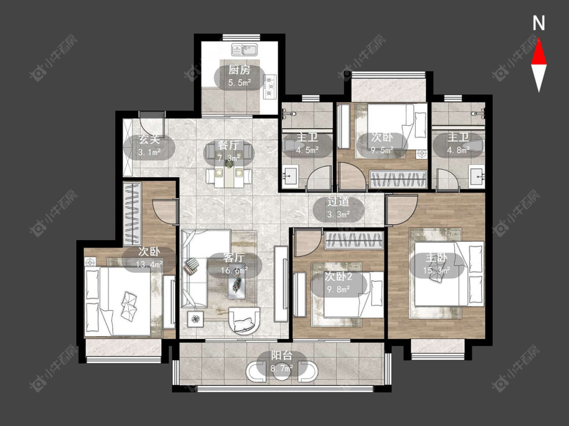 桃李东方房源户型图 常州桃李东方在售二手房源户型图_小牛看房
