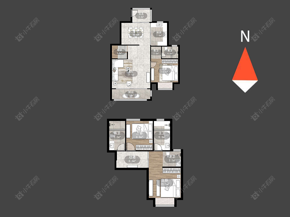 常州太湖院子在售二手房源室内图_小牛看房