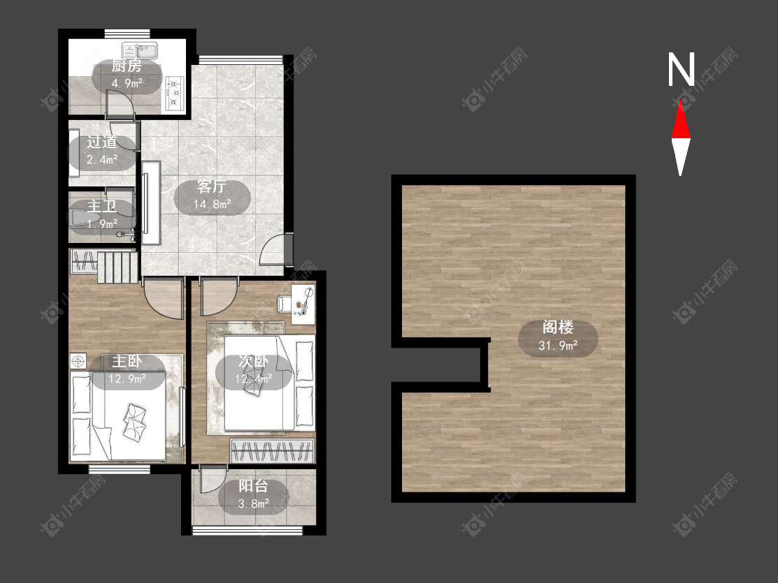 常州清凉东村在售二手房源户型图_小牛看房