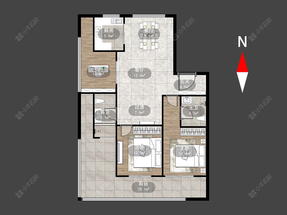 常州翡丽蓝湾（公寓）在售二手房源户型图_小牛看房