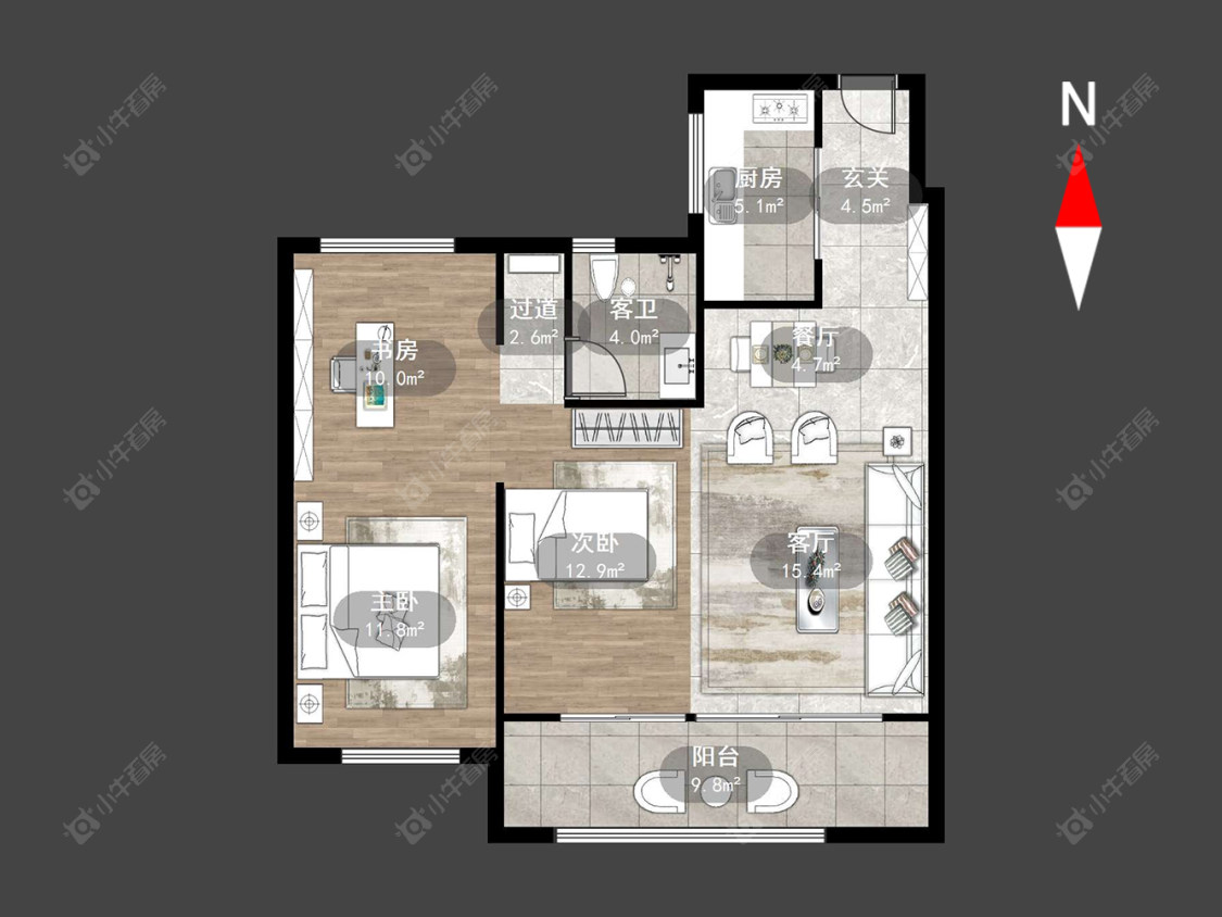 路劲雅居乐城市万象房源户型图 常州路劲雅居乐城市万象在售二手房源户型图_小牛看房