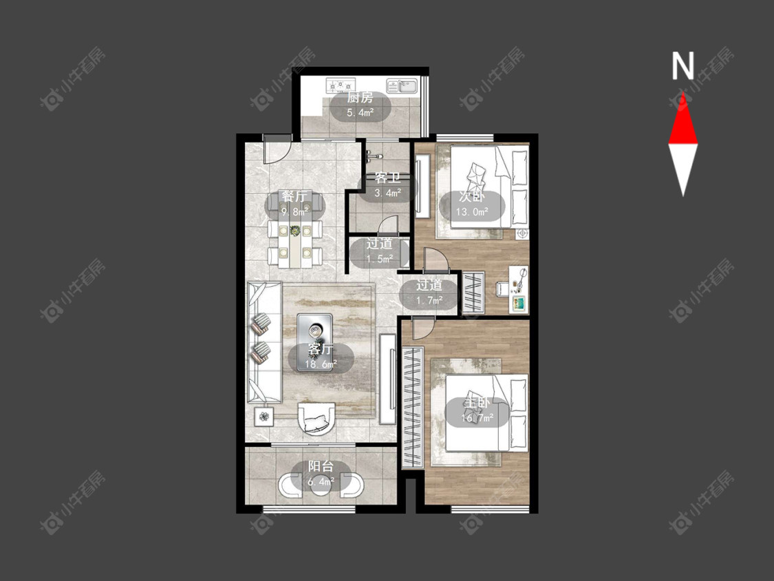 青龙苑七期房源户型图 常州青龙苑七期在售二手房源户型图_小牛看房