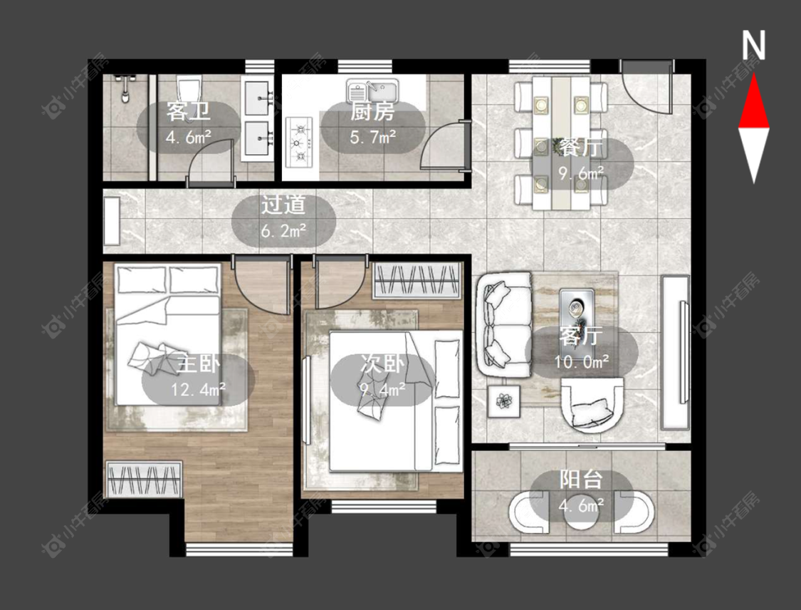 百馨西苑四期房源户型图 常州百馨西苑四期在售二手房源户型图_小牛看房