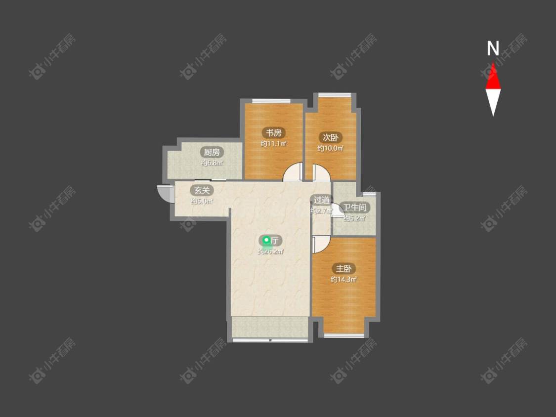 常州景瑞英郡在售二手房源户型图_小牛看房