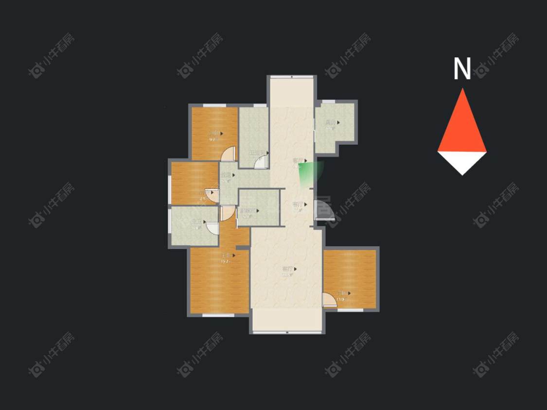 常州玉兰广场一期在售二手房源户型图_小牛看房